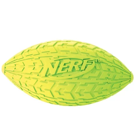 Игрушка для собак Nerf Мяч д/регби резиновый пищащий - 10 см Превью
