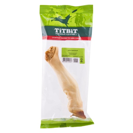 TiTBiT Нога баранья для собак, мягкая упаковка - 90 г  Превью