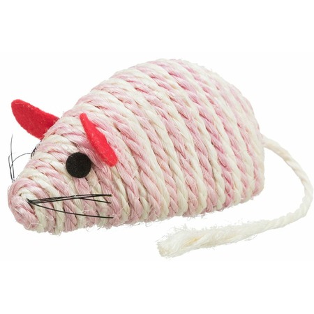 Trixie Мышь веревочная для кошек, 10 см  Превью