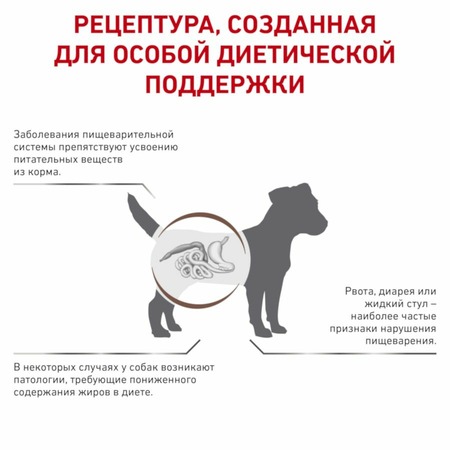 Royal Canin Gastrointestinal Low Fat Small Dog сухой корм для взрослых собак мелких пород при нарушениях пищеварения - 1 кг Дополнительное Превью